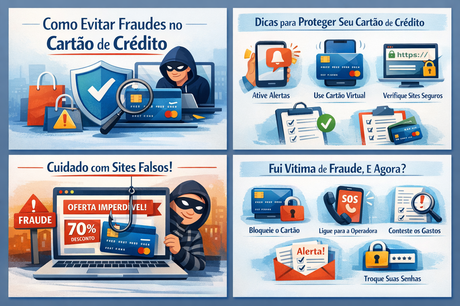 Como Evitar Fraudes no Cartão de Crédito: Dicas Práticas para Proteger Seu Crédito e Garantir Segurança Financeira